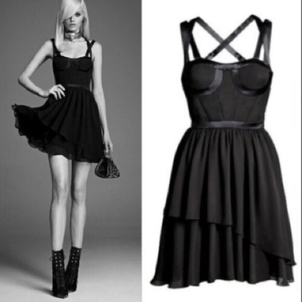 Versace for H&M silk bustier dress